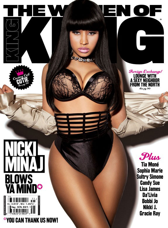 Nicki Minaj covers KING Magazine